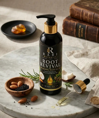 Rabi BOTANICS Root Revival Herbal Hair Oil 120ml